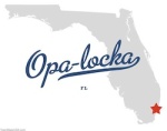 Locator map of Opa-locka, Florida